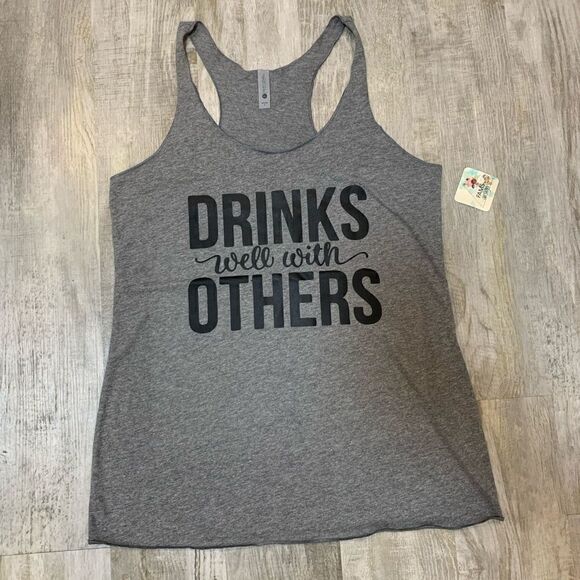 $5 ADD ON ITEM NWT Next level apparel “drinks well with others” Razorback - Picture 10 of 12